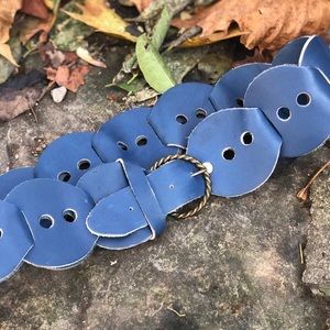 Wide Vintage Leather Belt